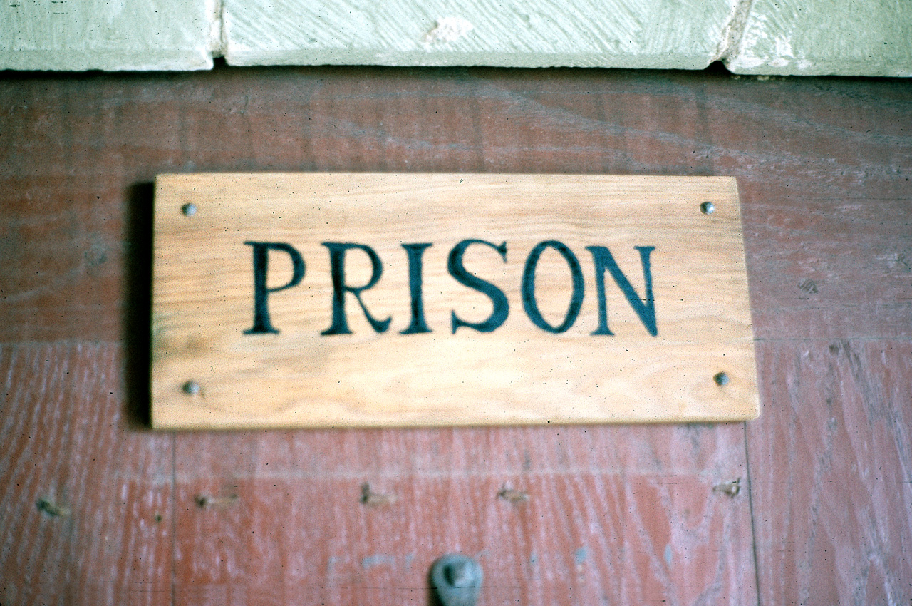 72-07-01, 096, Fort Louisbourg, Prison Plaque, Nova Scotia