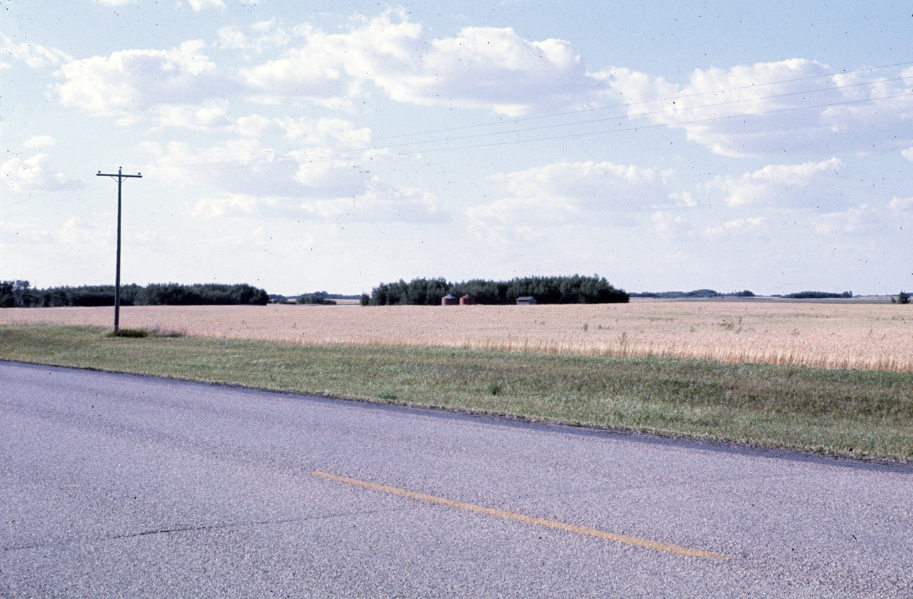 72-08-01, 168, Road Side View along Rt 5 in Sackatchewan, Ca