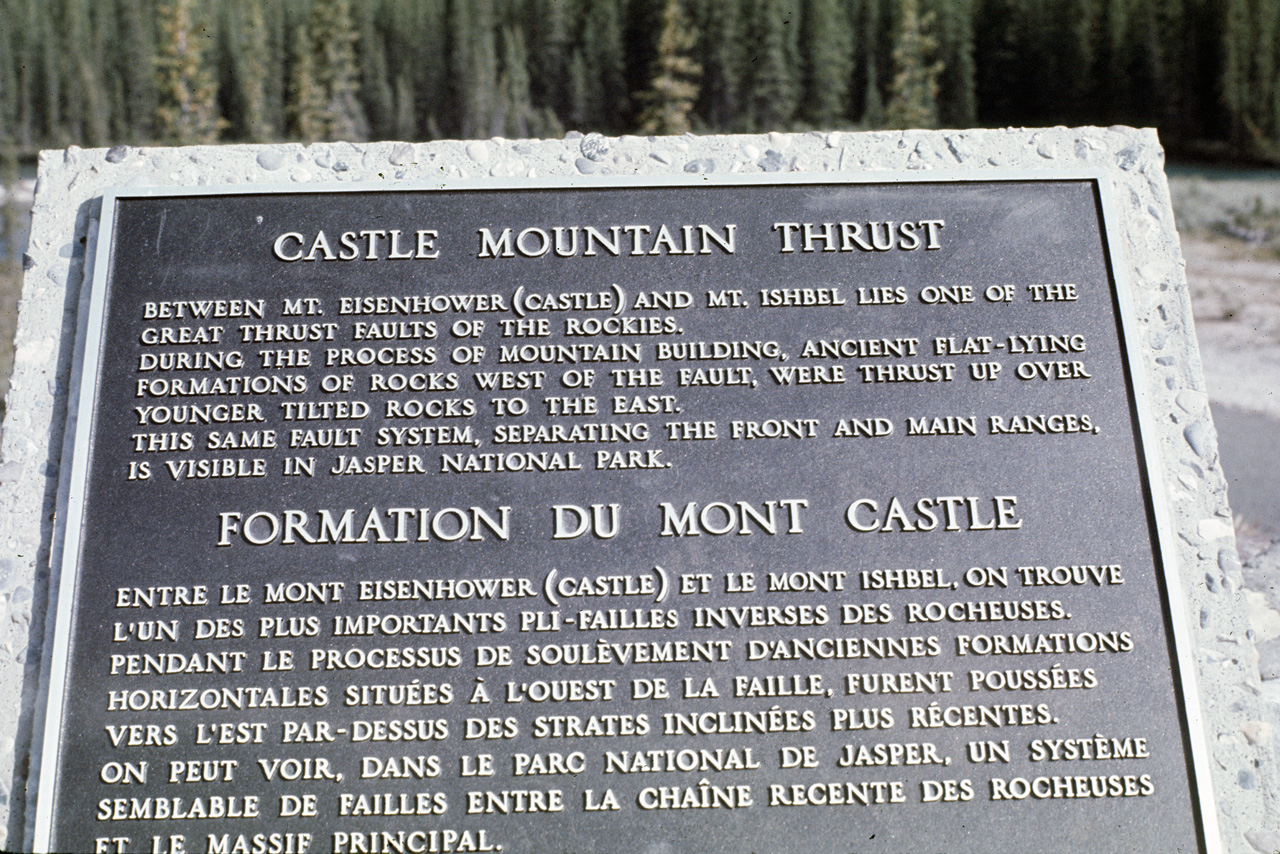 72-09-09, 188, Banff Park, Castle Mt Sign, Alberta, Ca