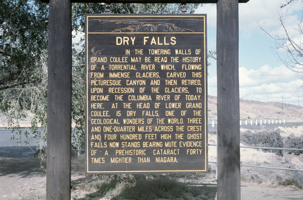 72-09-25, 314, Dry Falls Sign, Rt 17, Washington