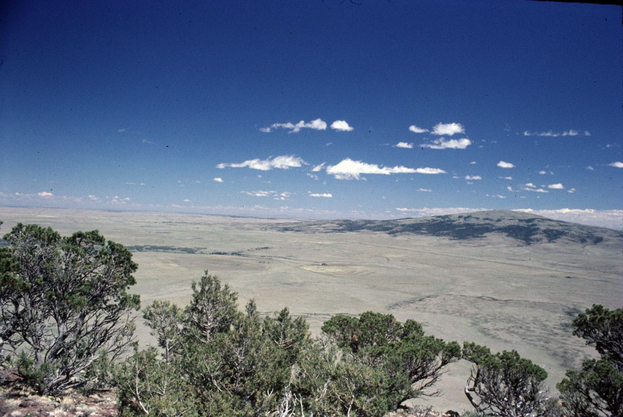 74-06-01, 11, From the top of Capulin Mt, New Mexico