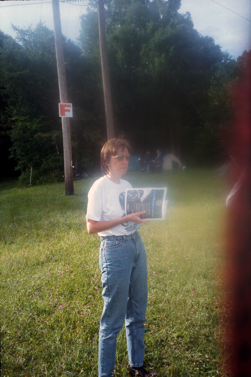 99-07-13, 02, Linda at Camp Ground, Rhinebeck, NY