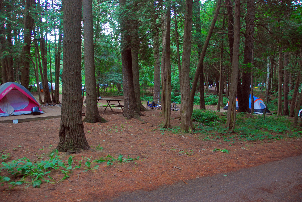 2008-07-13, 005, Campsite in Elora, Ontario